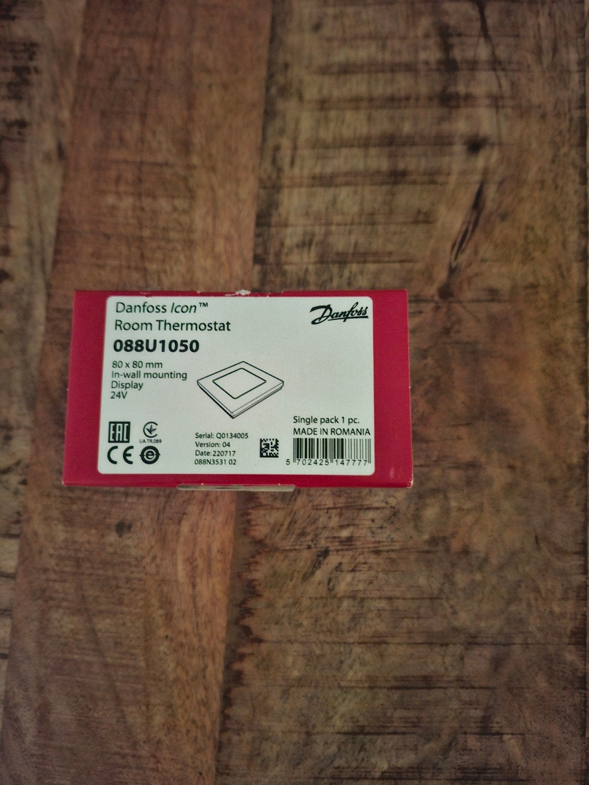 NIEUW Danfoss Icon Kamerthermostaat 088U1050, Ophalen of Verzenden, Slimme thermostaat, Nieuw