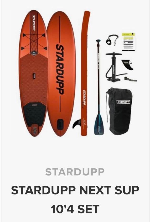 Stardupp Next SUP 10'4 Set - Compleet allround SUP Board, Watersport en Boten, Suppen, Ophalen, Zo goed als nieuw, SUP-boards