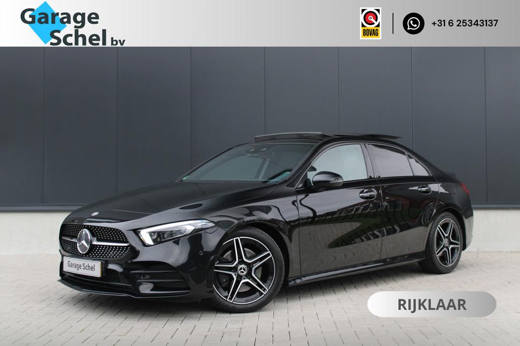 Mercedes-Benz A-Klasse 220 AMG Line - Multibeam - Memory - P, 12 maanden, Gebruikt, Zwart, 1600 kg