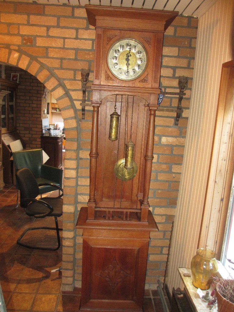 Zeldzame! Lenzkirch duitse staande klok jugenstil  uit 1906, Antiek en Kunst, Antiek | Klokken, Ophalen