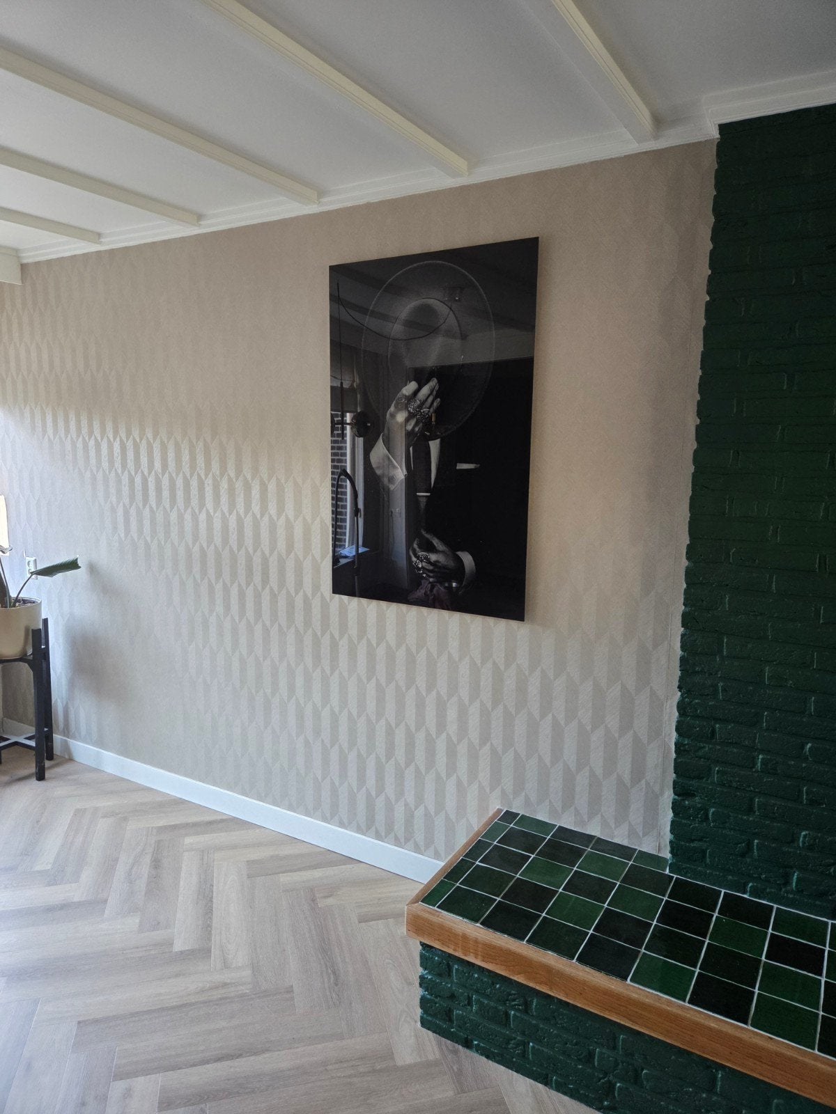 Sudhir 'Man met Ringen' - Plexiglas Kunstwerk Loods 5, Ophalen