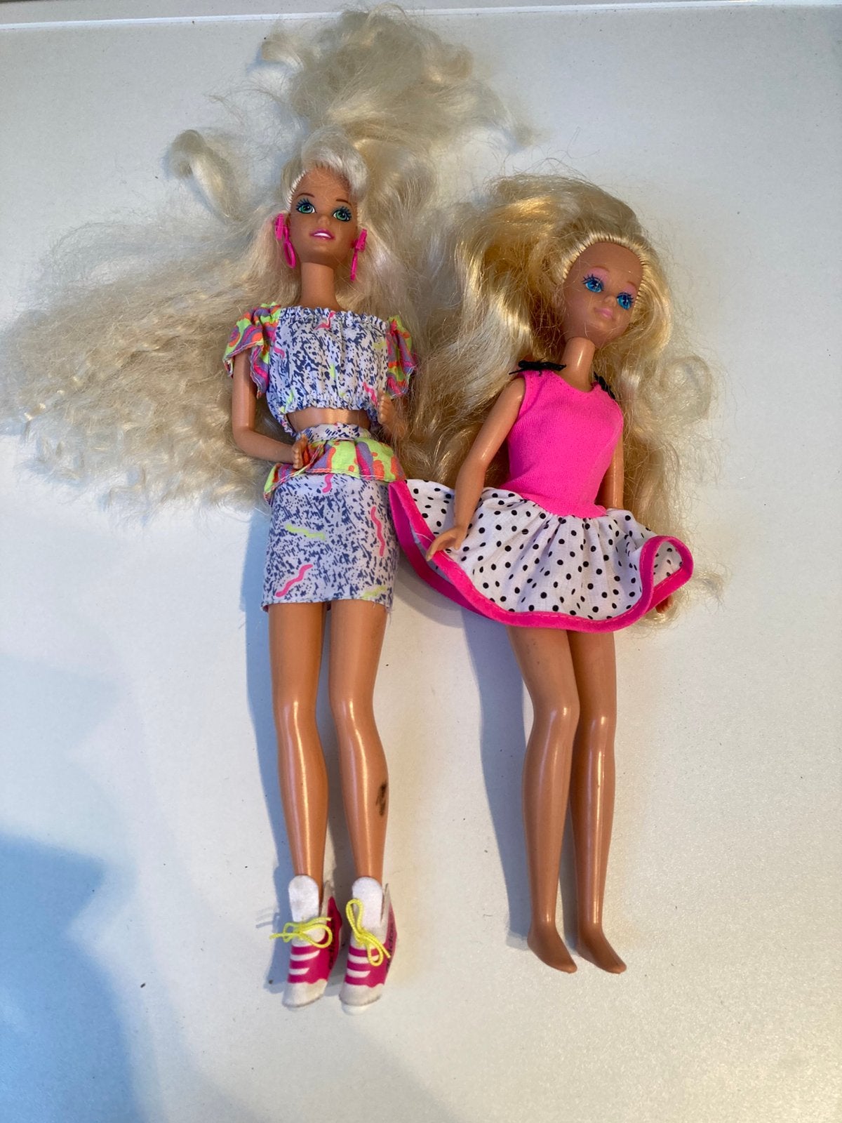 Oude vintage barbie poppen 1987 en 1976, Ophalen of Verzenden, Gebruikt, Pop