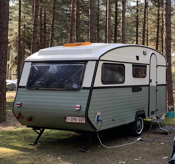 Caravan CONSTRUCTAM met voortent Retro!!, Ophalen, Gebruikt