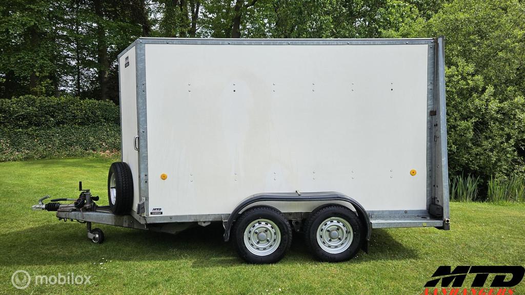 Ifor williams gesloten aanhanger met klep deuren én zijdeur, Auto diversen, Aanhangers en Bagagewagens, Gebruikt