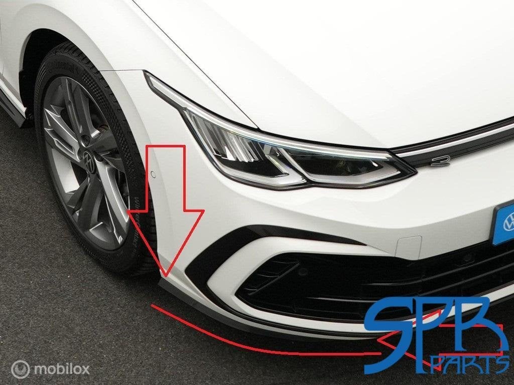 SPOILERLIP RECHTS VOORBUMPER GOLF 8 R-LINE 20-24 SPOILER LIP