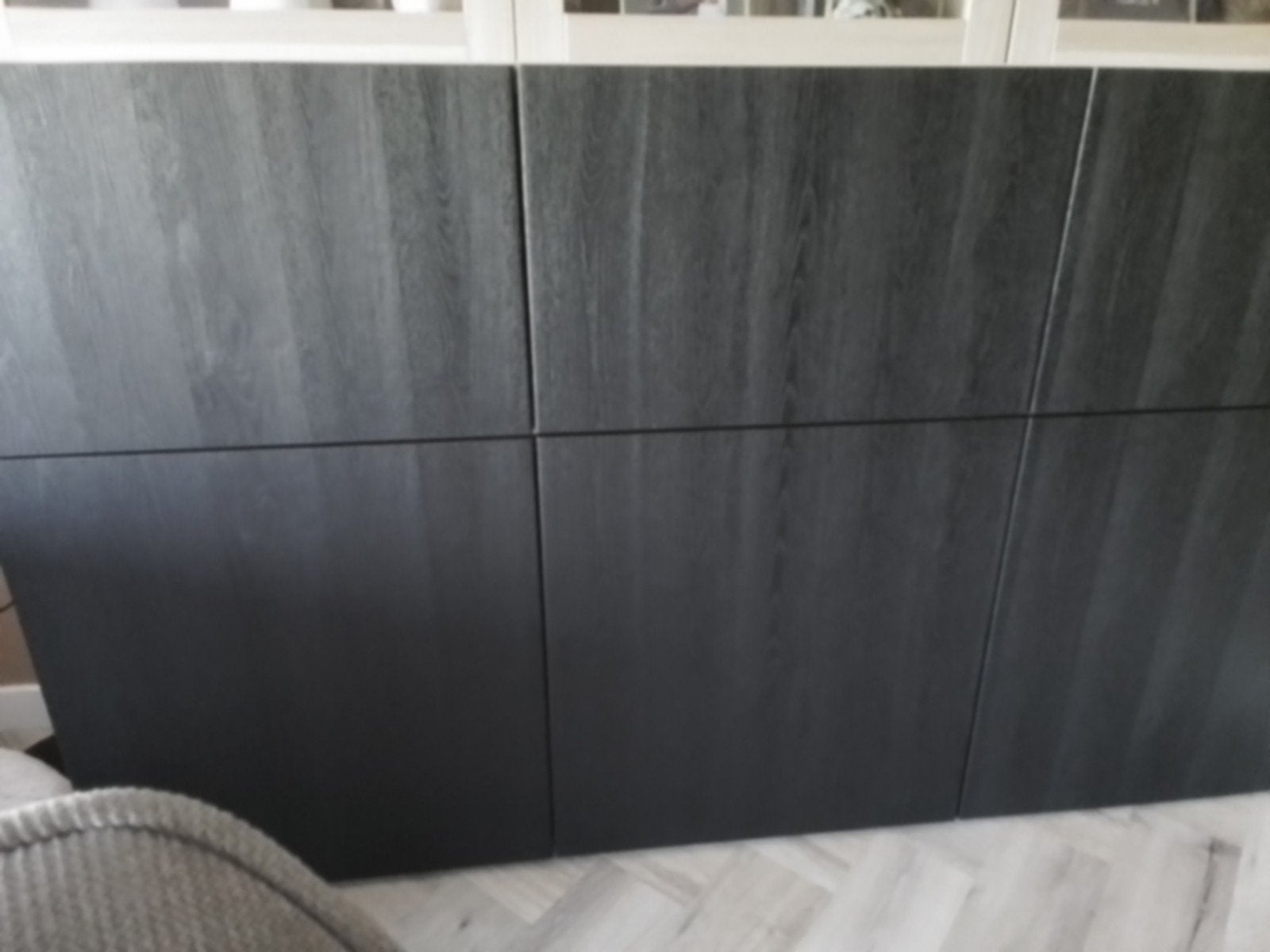 MOOIE KASTDEURTJES BESTA , KLEUR ZWART LAPPVIKEN 13 STUKS, Ophalen, Gebruikt