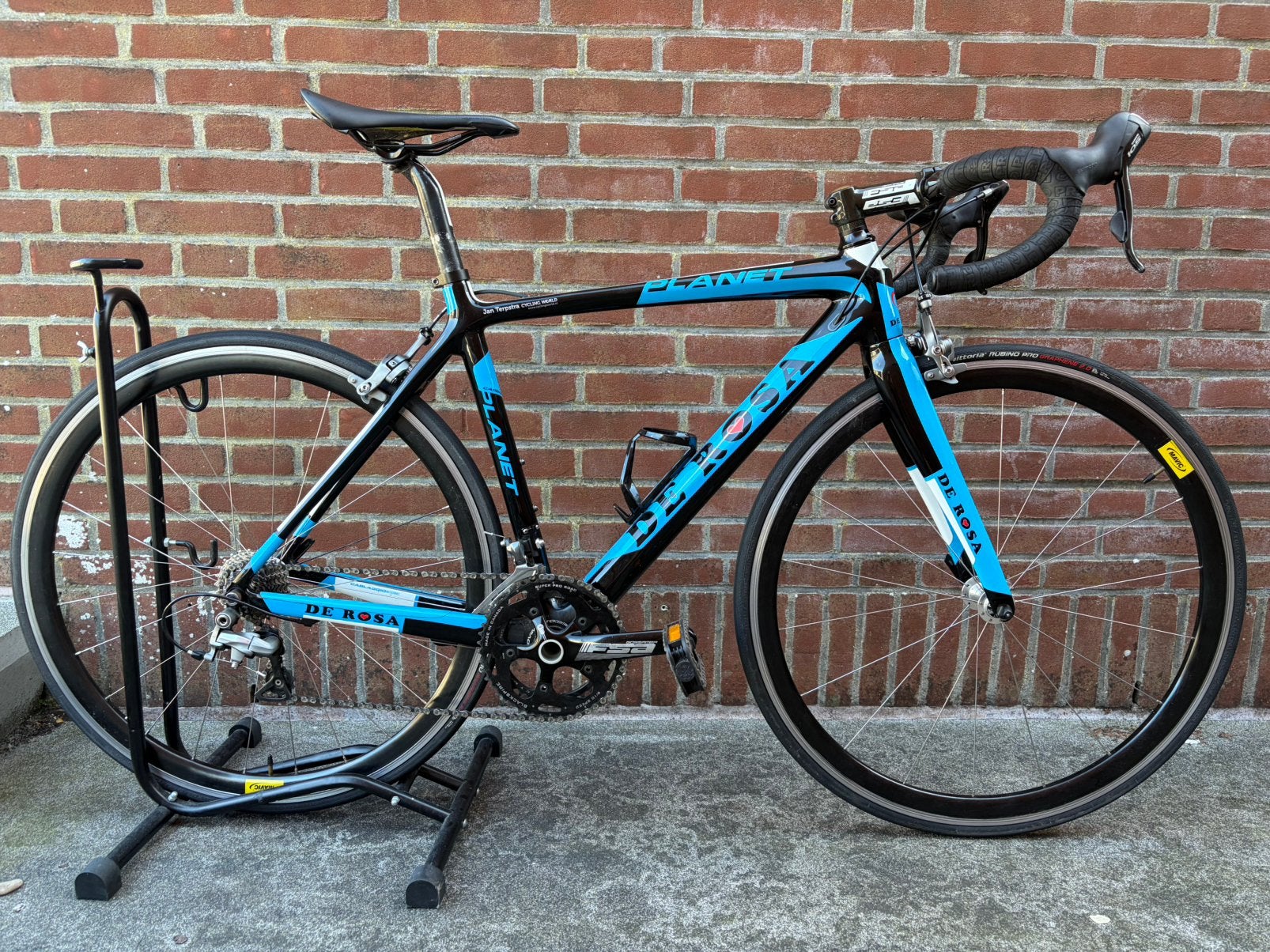 De Rosa Planet Carbon Racefiets – Maat 53, 28 inch, Carbon, Velgrem, Zo goed als nieuw