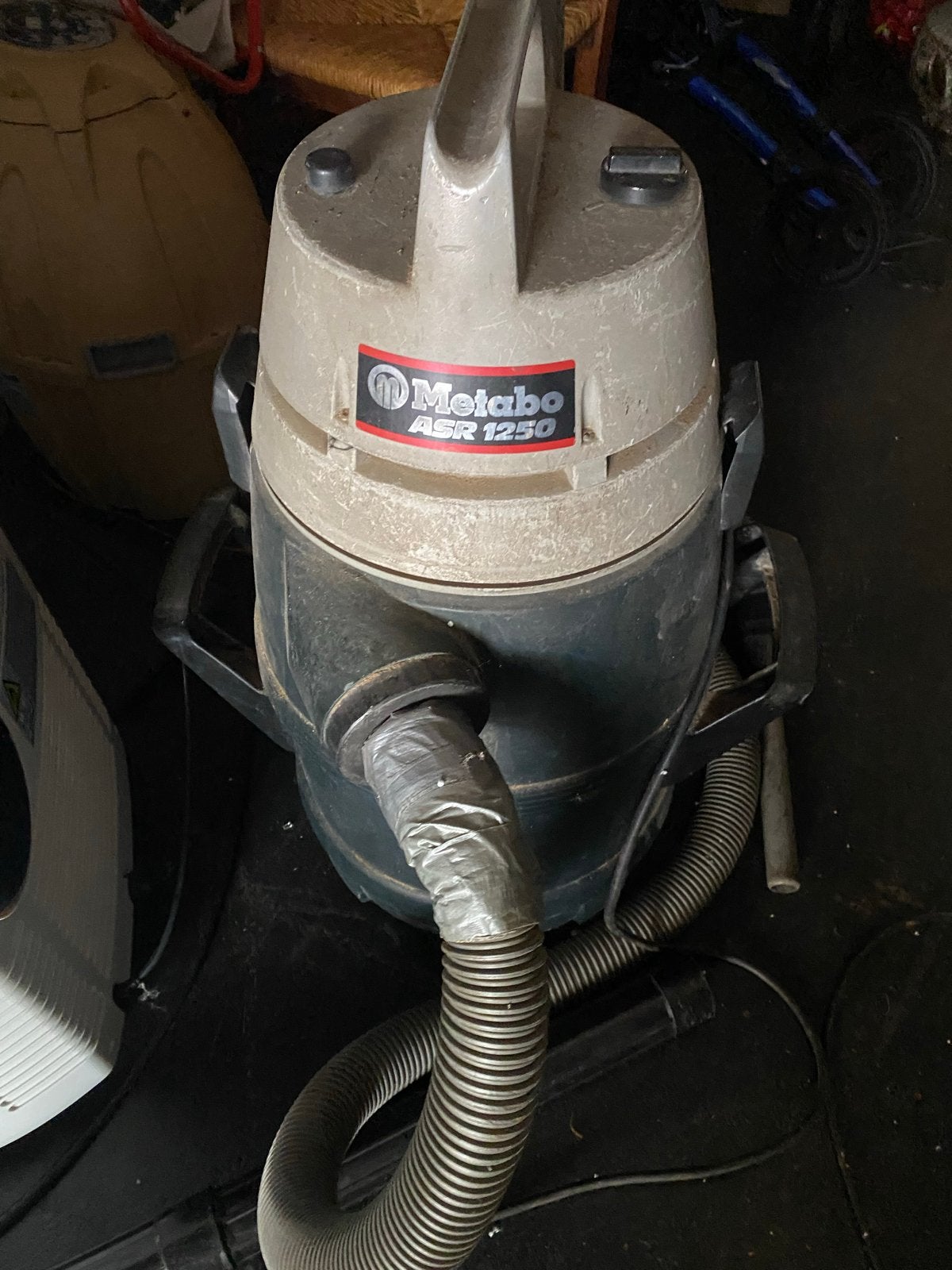 Metabo ASR 1250 Industriële Stofzuiger met Vibratiefunctie, Witgoed en Apparatuur, Gebruikt, Ophalen of Verzenden, Industriële stofzuiger