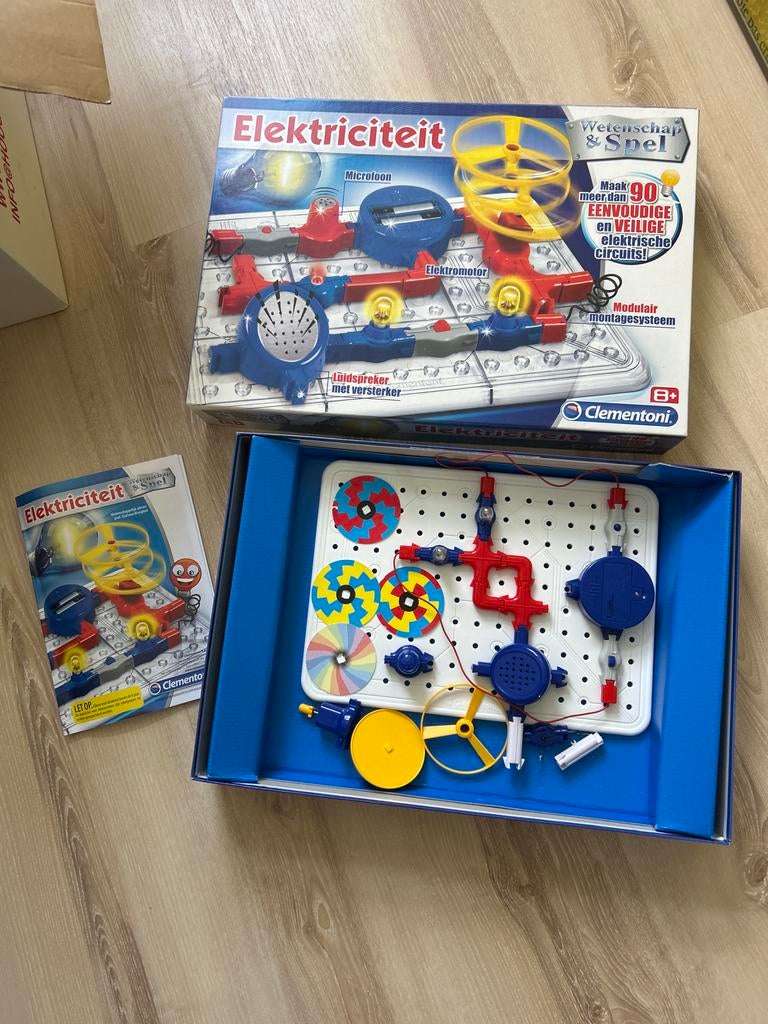 Clementoni Elektriciteit & Spel - Educatieve set, Ophalen of Verzenden, Gebruikt, Elektronica, Met licht