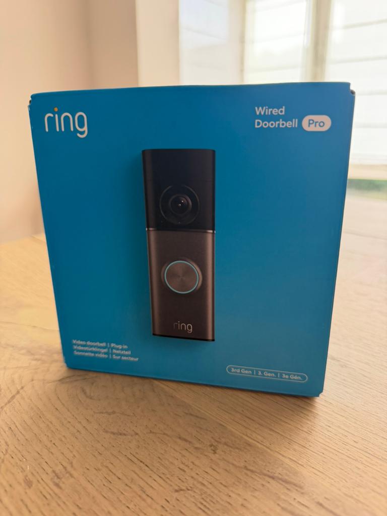 Ring Wired doorbell Pro - 4K - NIEUW, Huis en Inrichting, Deurbellen, Ophalen of Verzenden, Bewegingsdetectiesensor, Nieuw, Bedraad