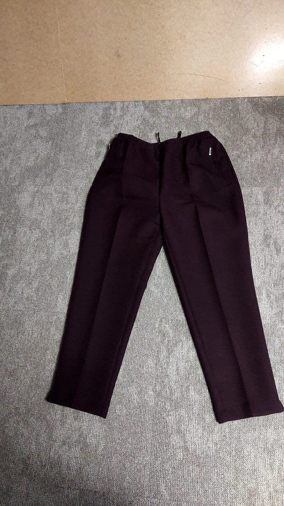 Broek Maat XXL Bordeauxrood Elastieken buikband Alica, Maat 46/48 (XL) of groter, Ophalen of Verzenden, Zo goed als nieuw, Lang