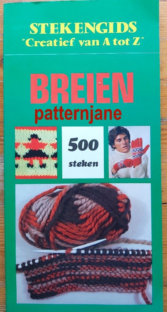 stekengids breien - creatief van a tot z - 500 steken, Verzenden, Gebruikt, Breien of Haken, Patroon of Boek