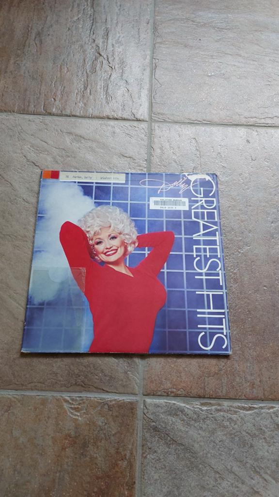 Dolly Parton Greatest Hits LP Vinyl - Met stickers op hoes, Ophalen of Verzenden, Gebruikt, 12 inch