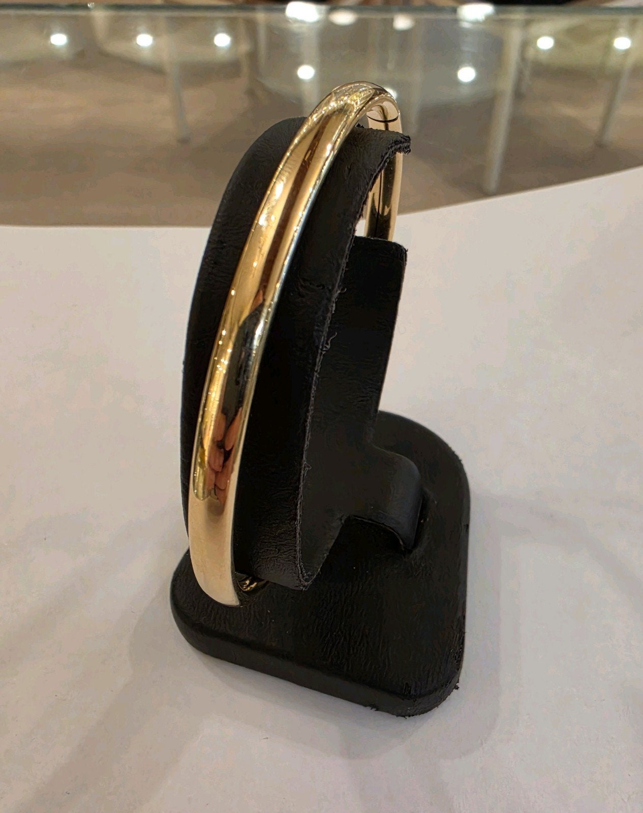 14 karaats gouden slavenarmband / bangle geelgoud, Ophalen of Verzenden, Zo goed als nieuw, Goud, Goud