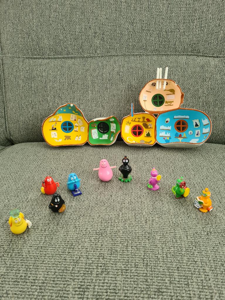 Barbapapa plastoy huis house huisje met poppetjes, Verzamelen, Plastoy, Gebruikt, Verzenden, Nvt