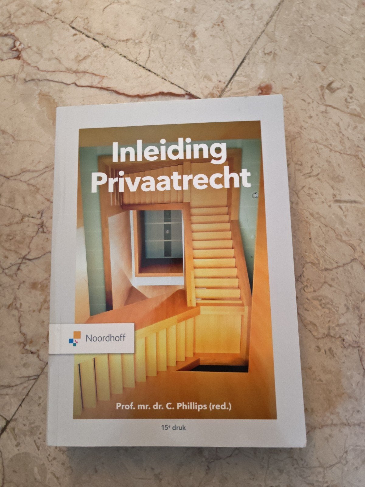 Inleiding Privaatrecht - 15e druk - Noordhoff, Zo goed als nieuw, Gamma, Prof. mr. dr. C. Phillips (red.), HBO