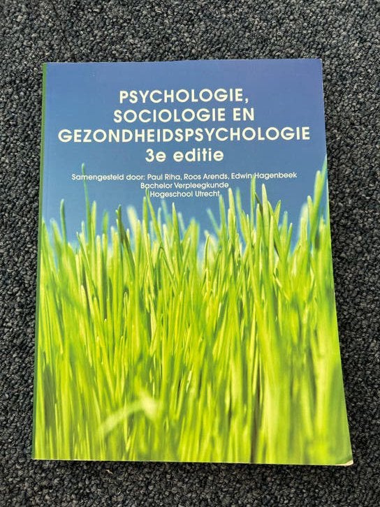 Psychologie, Sociologie en Gezondheidspsychologie 3e ed., Verzenden, Gamma, Zo goed als nieuw, HBO