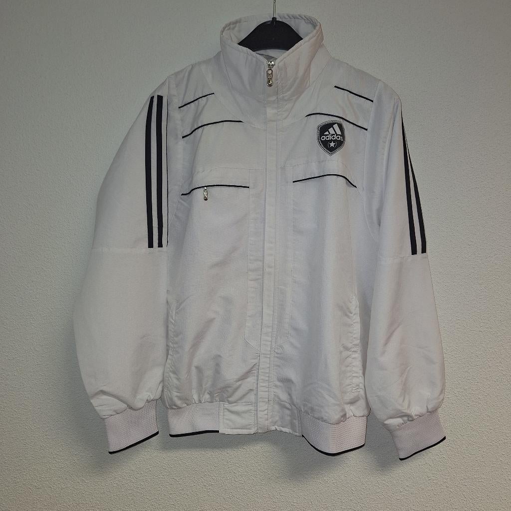 Kinder jongens Adidas trainingsvest wit 176, Wit, Ophalen of Verzenden, Zo goed als nieuw, Adidas