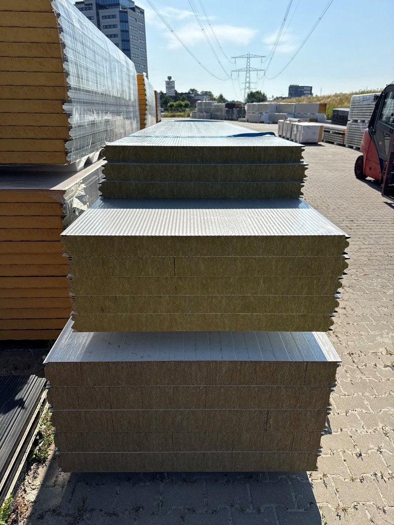 Steenwol panelen diverse lengtes 80mm 120mm Sandwichpanelen, Ophalen, Nieuw, Overige materialen, 100 mm of meer