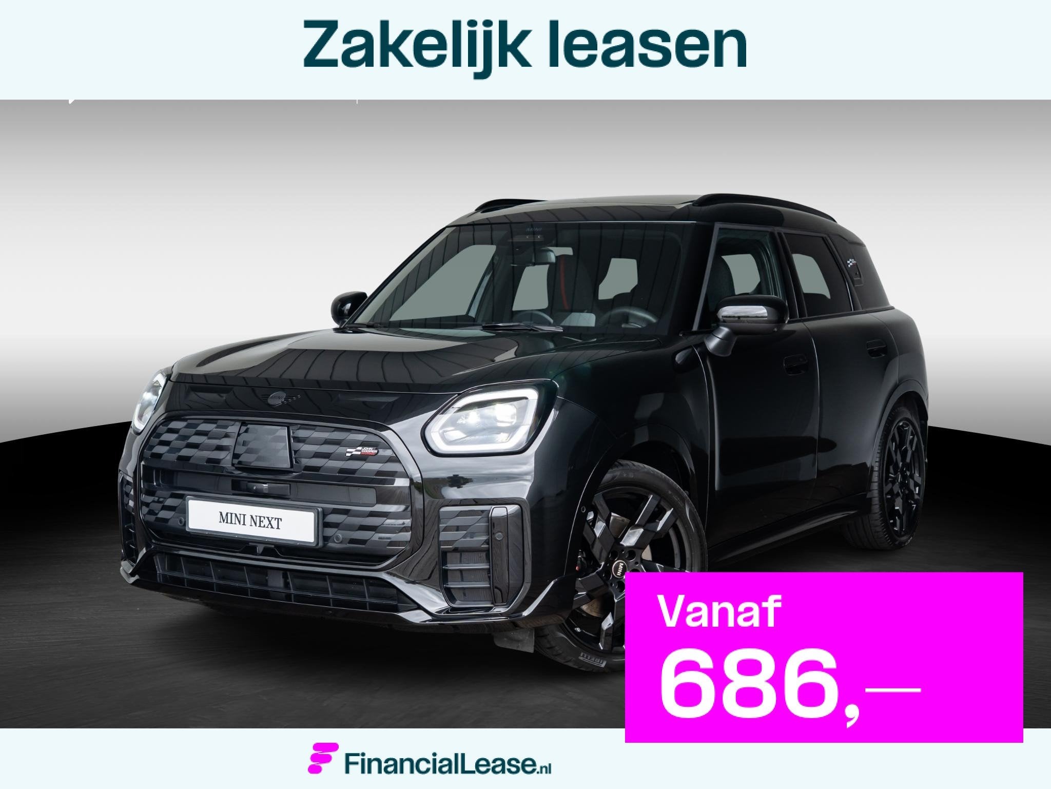 MINI Countryman SE ALL4 John Cooper Works XL-Pakket | Stuur-, Automaat, Zwart, Countryman, Met garantie (alle)