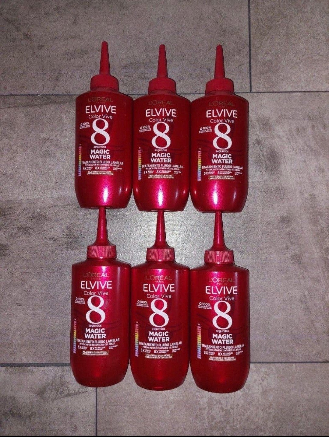 6 flessen L'Oréal Elvive Color Vive Magic Water (advr 452), Ophalen of Verzenden, Nieuw, Haarverzorger of -hersteller