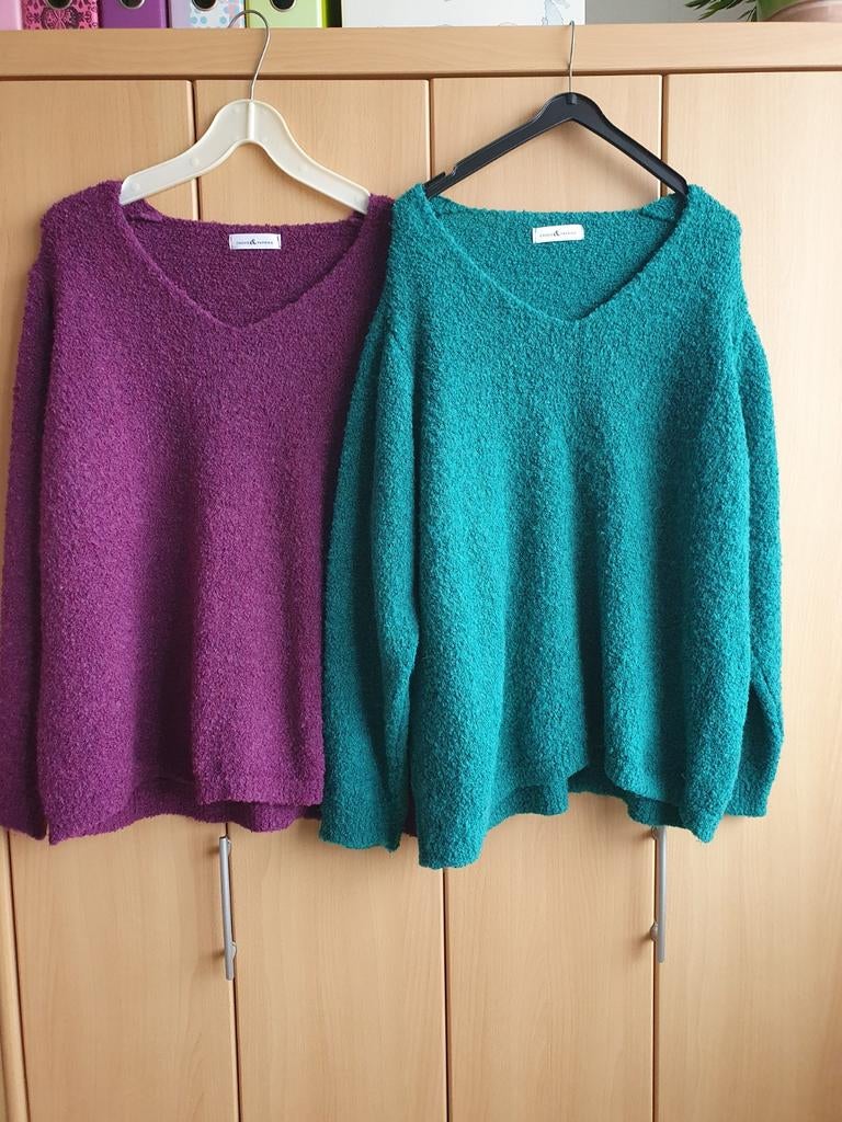 Set van 2 truien van Cassis & Paprika, Kleding | Dames, Cassis & Paprika, Ophalen of Verzenden, Zo goed als nieuw, Paars