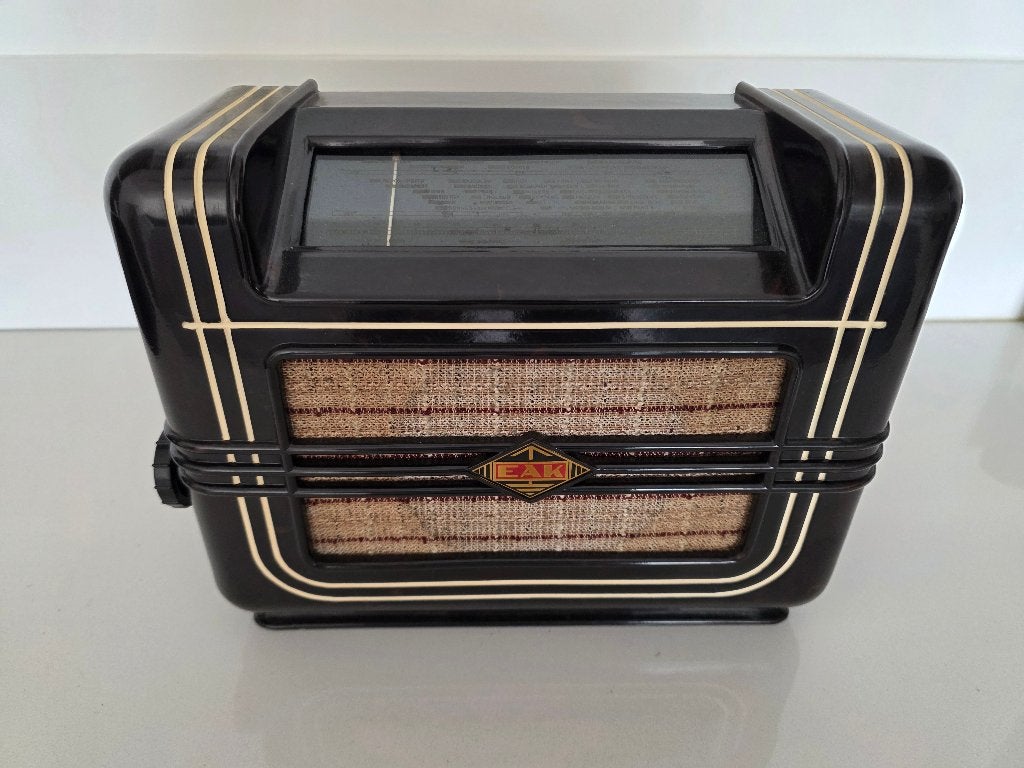 EAK Super 64/50 GWP Mini Radio 1951 Germany, Antiek en Kunst, Antiek | Tv's en Audio, Ophalen of Verzenden
