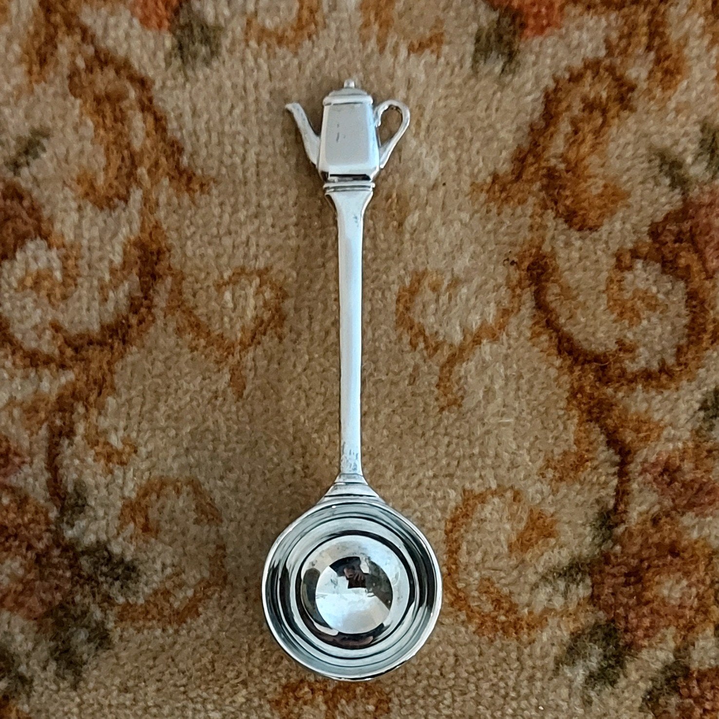 Mooie oud verzilverd koffieschepje, Ophalen of Verzenden