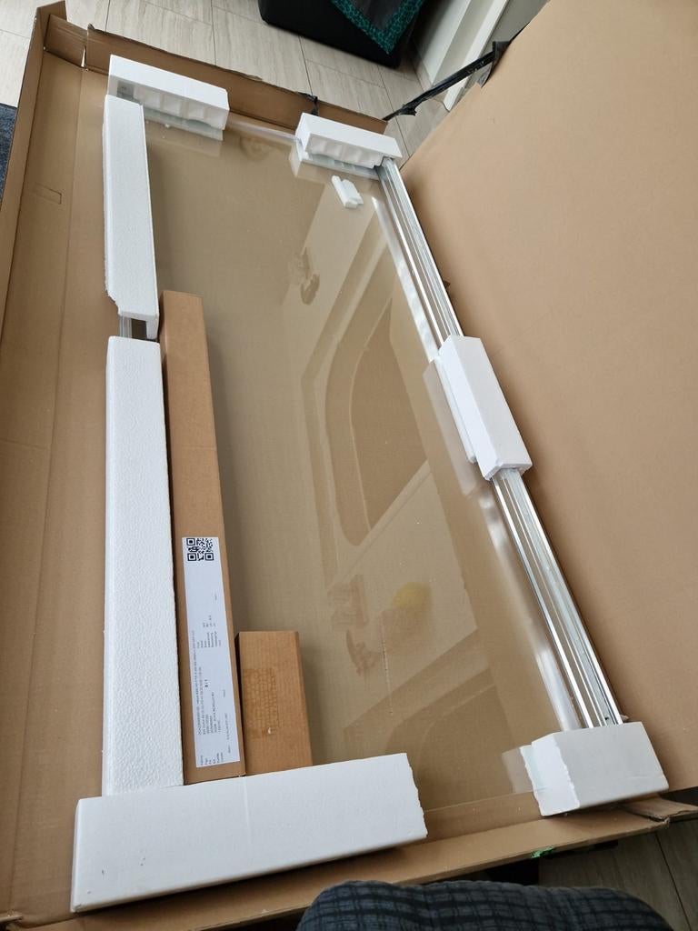 Douchecabine 90x80 Duka Natura 4000, Ophalen, Zo goed als nieuw, Douche