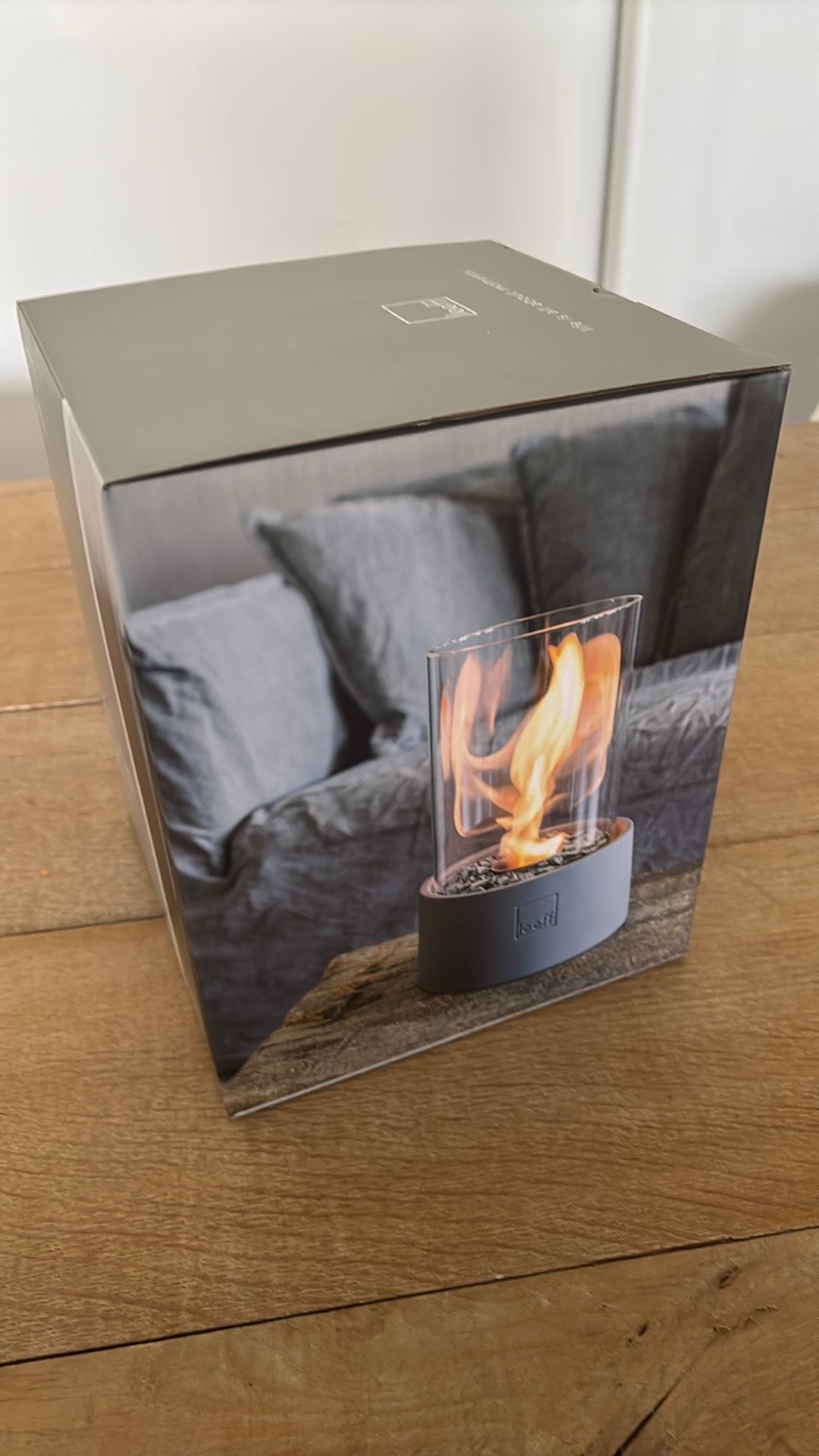 Leeff Stone Fire grey, NIEUW in doos!!!, Ophalen of Verzenden, Nieuw, Vrijstaande haard, Overige soorten