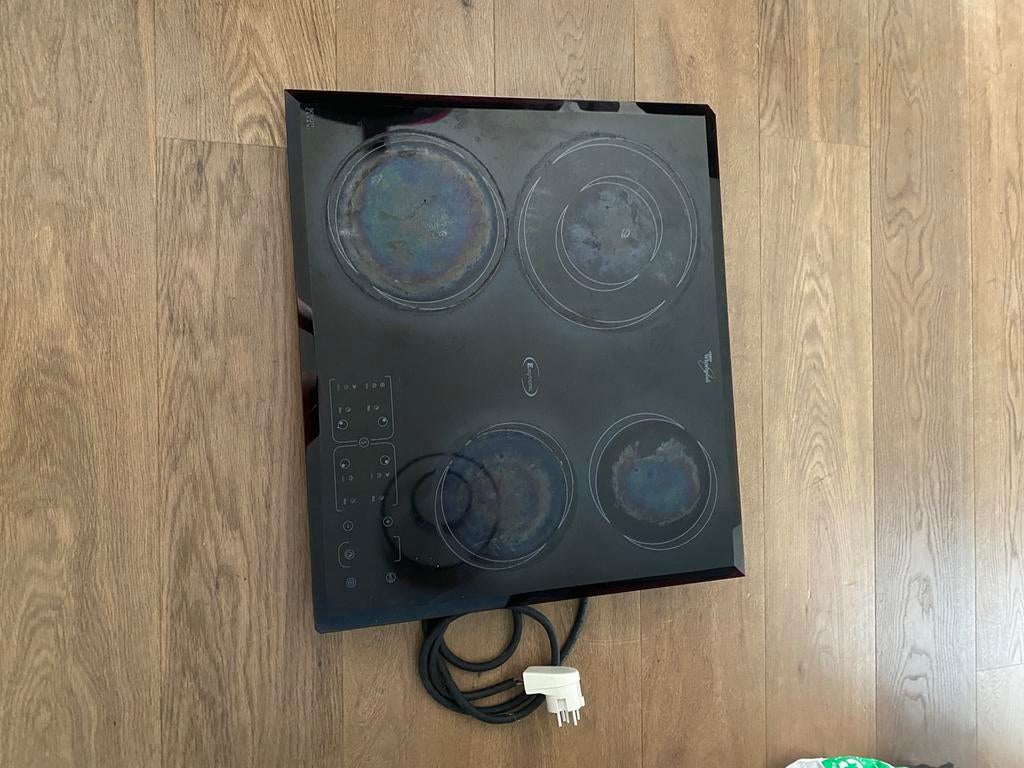 Inductie kook plaat keuken kookplaat keramisch whirpool, Zo goed als nieuw, Minder dan 100 cm, 25 tot 50 cm, 50 tot 100 cm