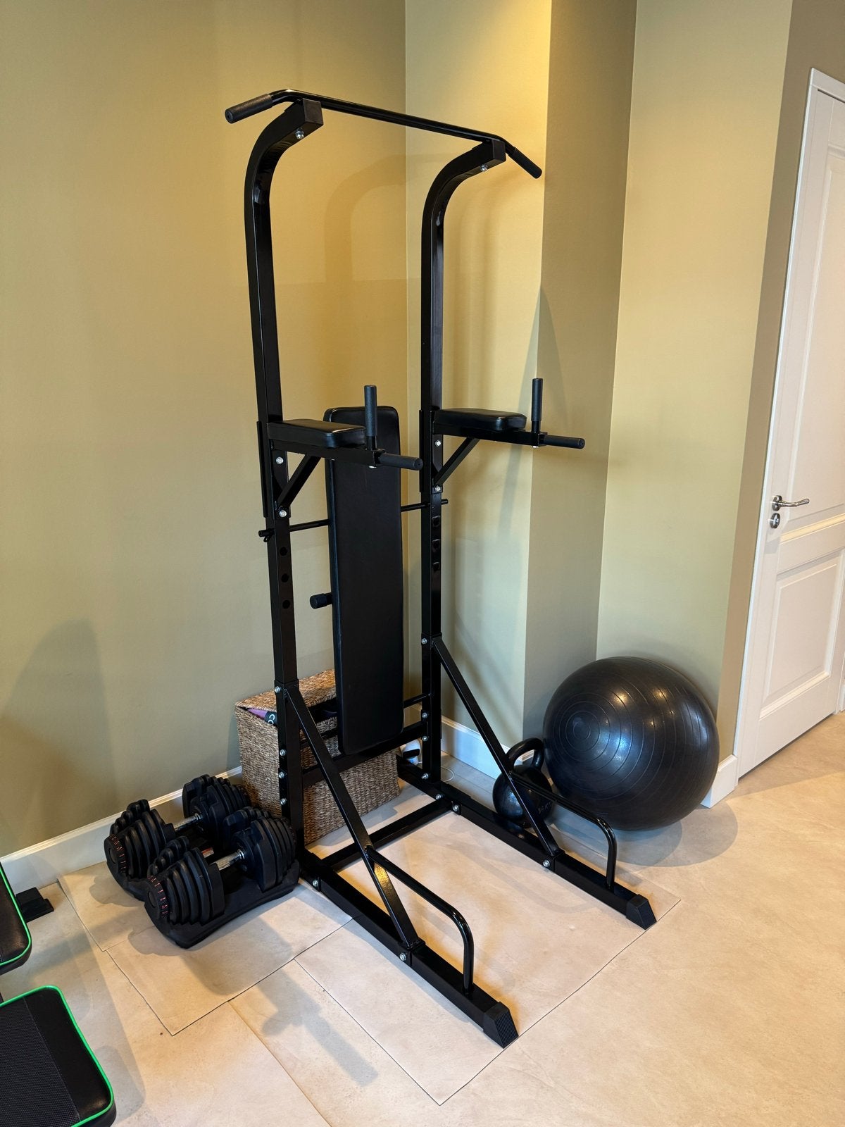 Set of los: Pull-up Station, Bench en Sissy Squat, Ophalen, Gebruikt, Armen, Oprekstang