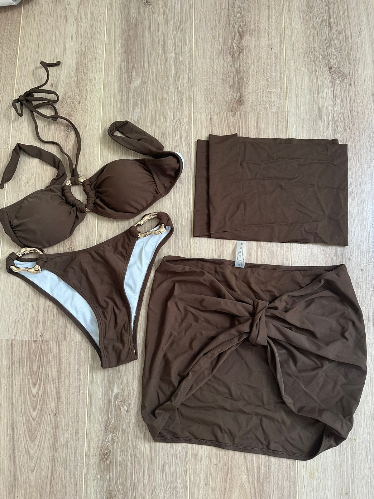 Compleet bikinisetje maat M, Ophalen, Nieuw, Bruin, Bikini