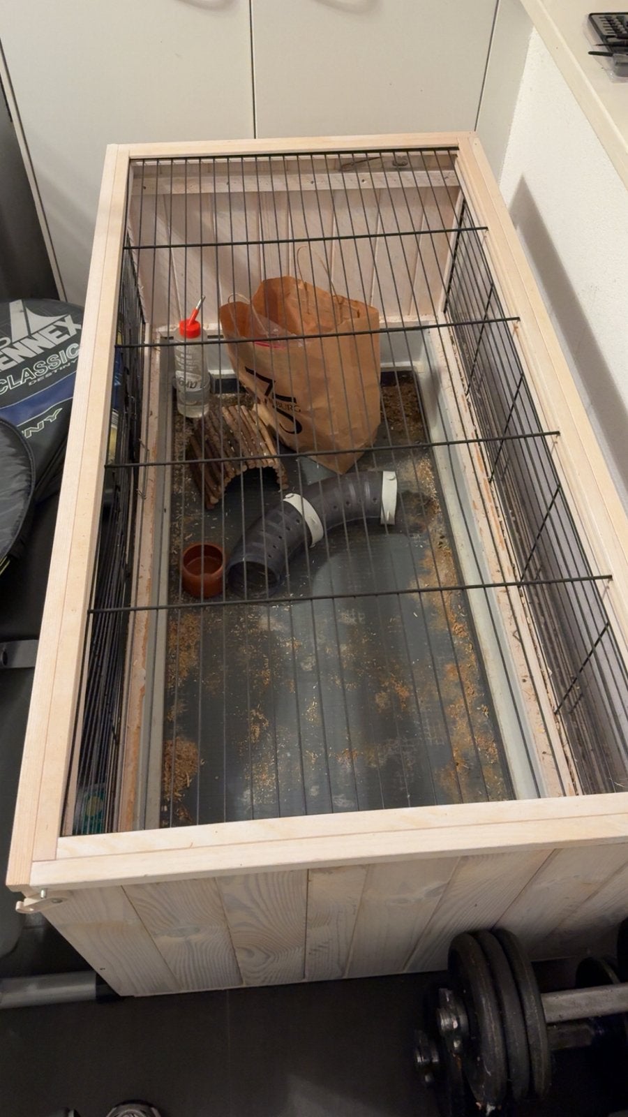 Cavia/konijnen hok, 110 cm of meer, Zo goed als nieuw, Hok, Cavia
