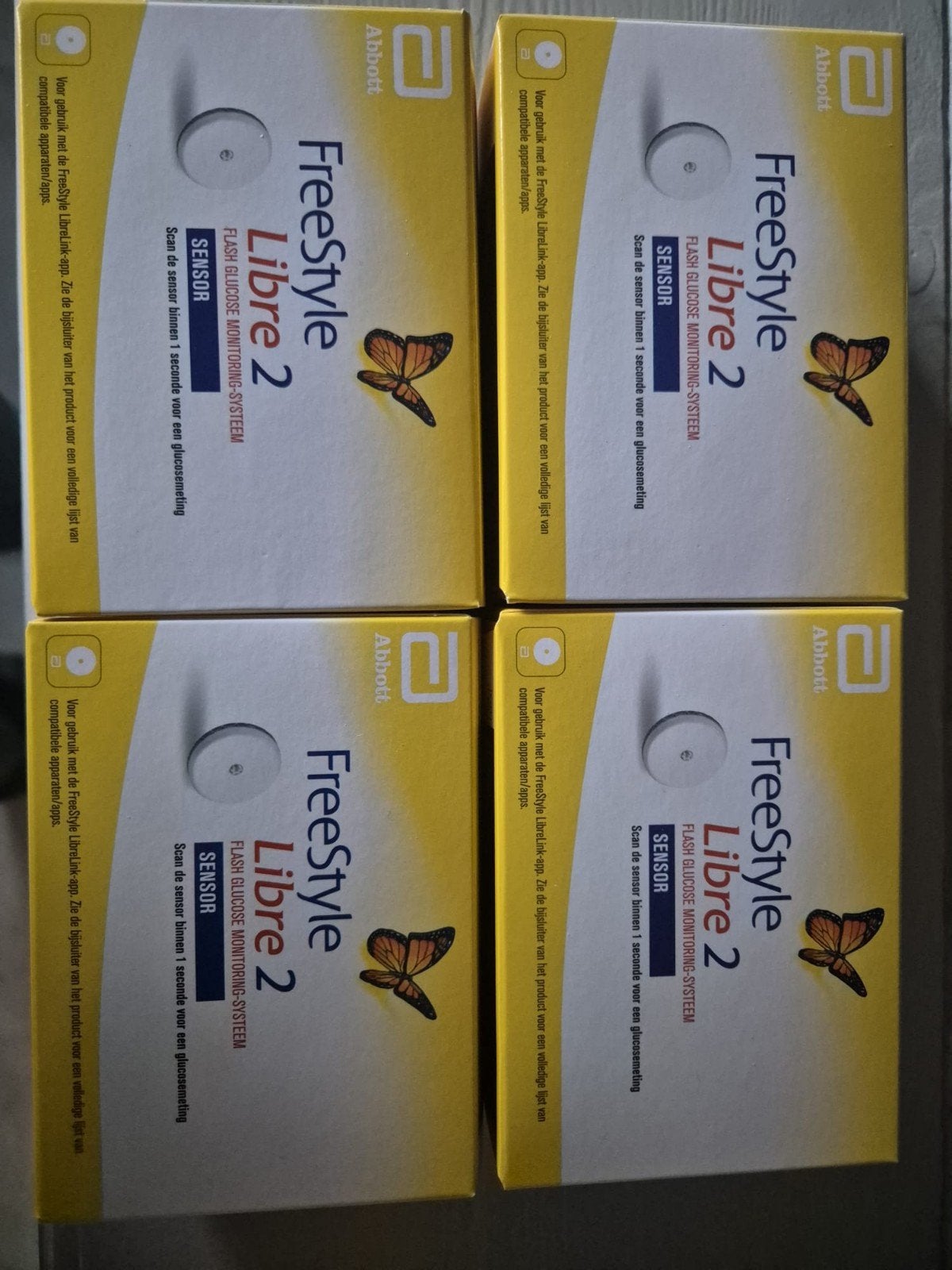 4 freestyle libre 2 sensoren houdbaar tot 2027-08-31, Ophalen of Verzenden, Nieuw