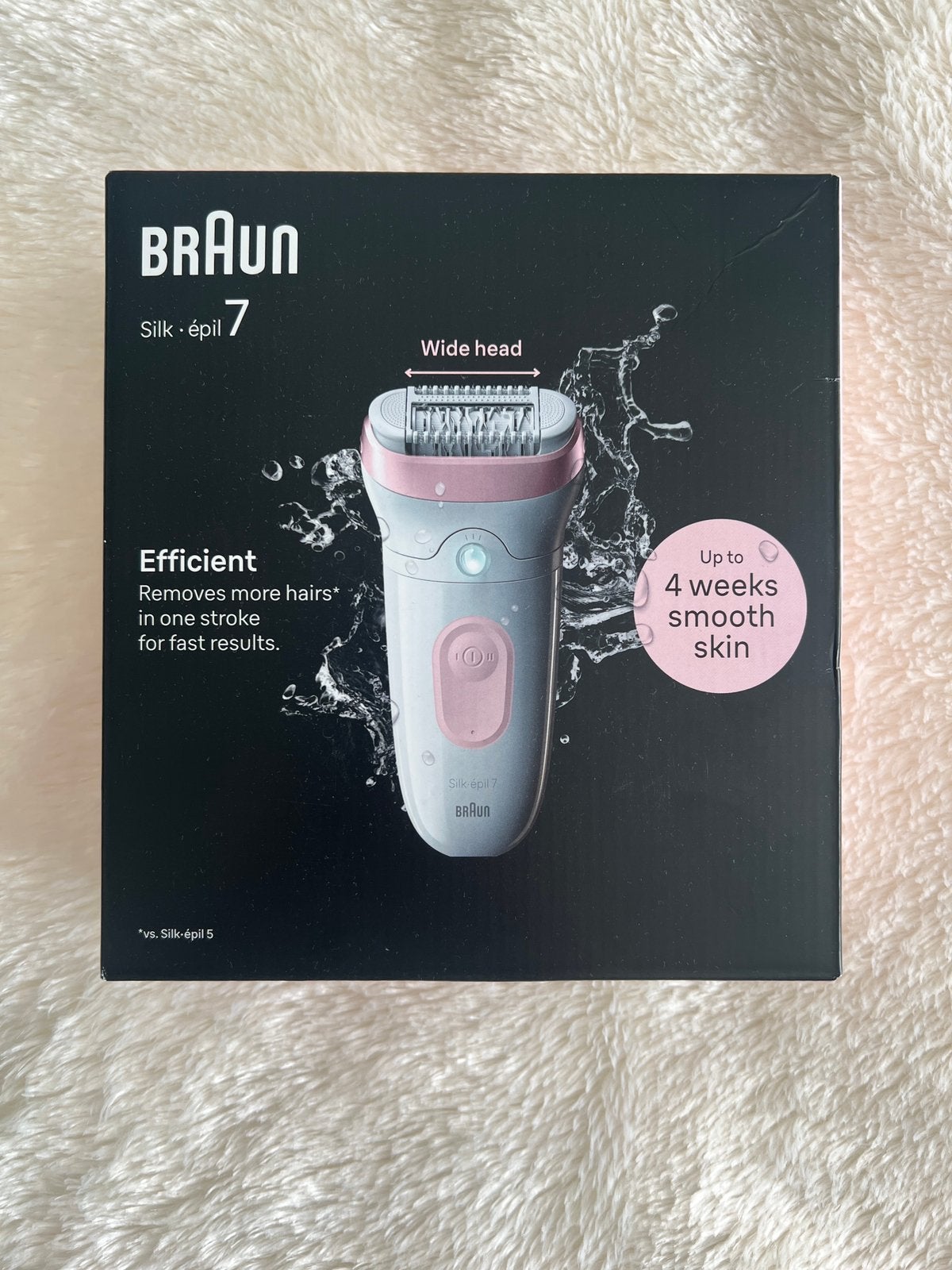 Braun silk epil 7 Efficient, Ophalen of Verzenden, Nieuw, Scheren en Epileren