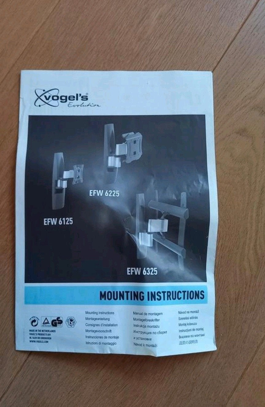 Vogel's Evolution EFW 6125/6225/6325 TV Muurbeugel, Ophalen of Verzenden