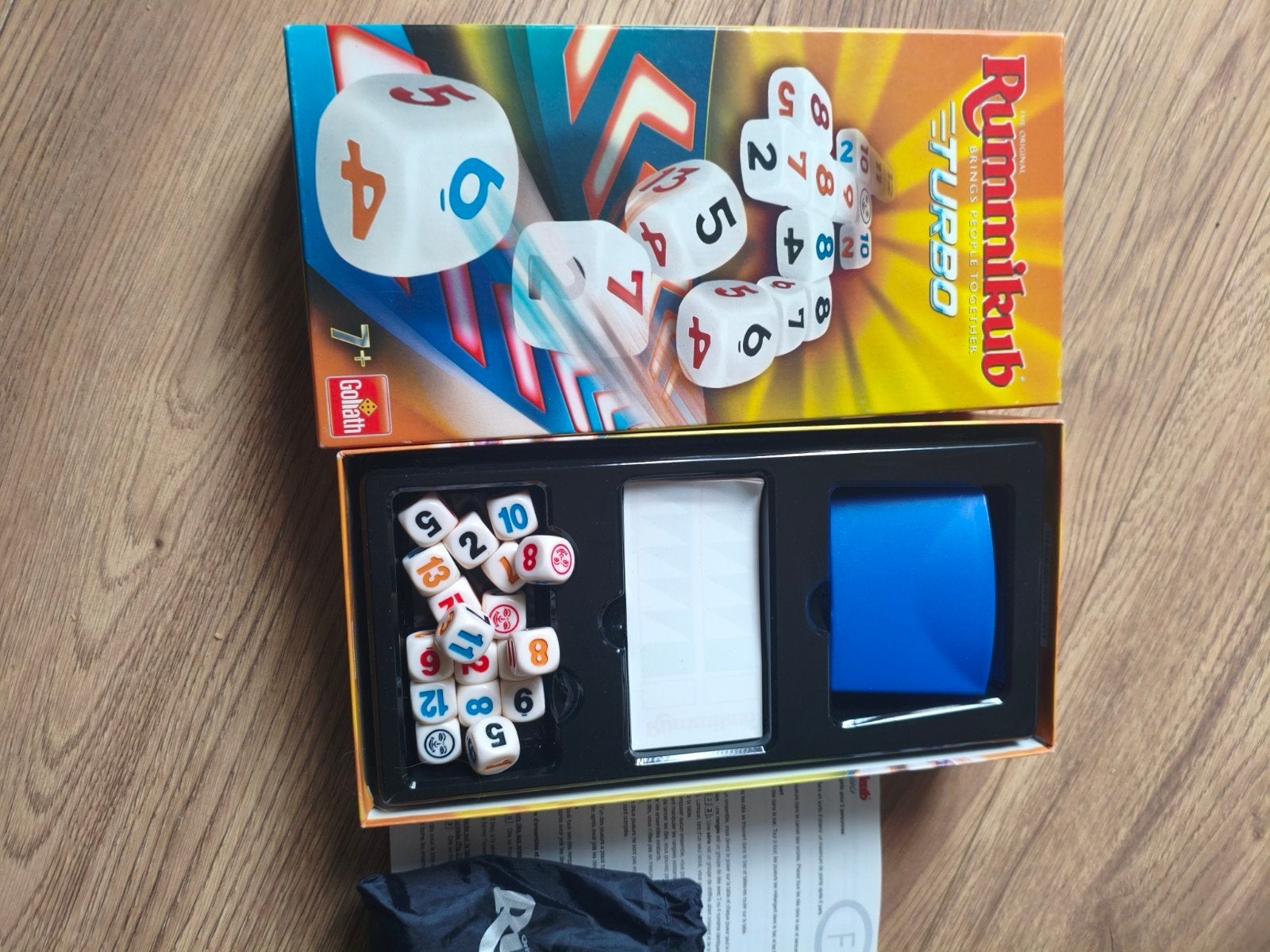 Rummikub Turbo dobbelspel van Goliath, Drie of vier spelers, Ophalen of Verzenden, Zo goed als nieuw, Goliath