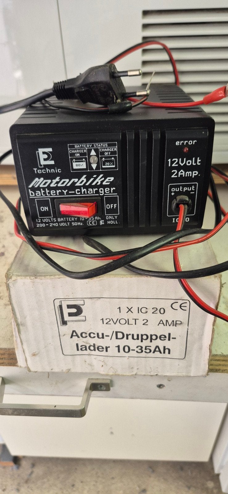 druppellader, Motoren, Ophalen
