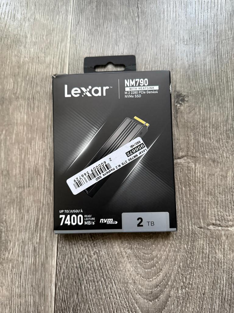 Lexar NM790 2TB SSD met Heatsink, Computers en Software, Harde schijven, Intern, SSD, Ophalen of Verzenden, Zo goed als nieuw