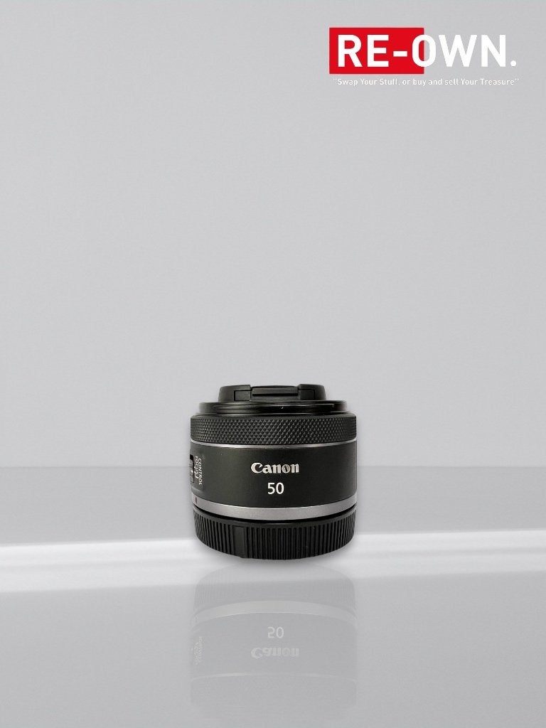 Canon RF 50mm F/1.8 STM (gratis zonnekap + Hoya filter), Audio, Tv en Foto, Fotografie | Lenzen en Objectieven, Zo goed als nieuw