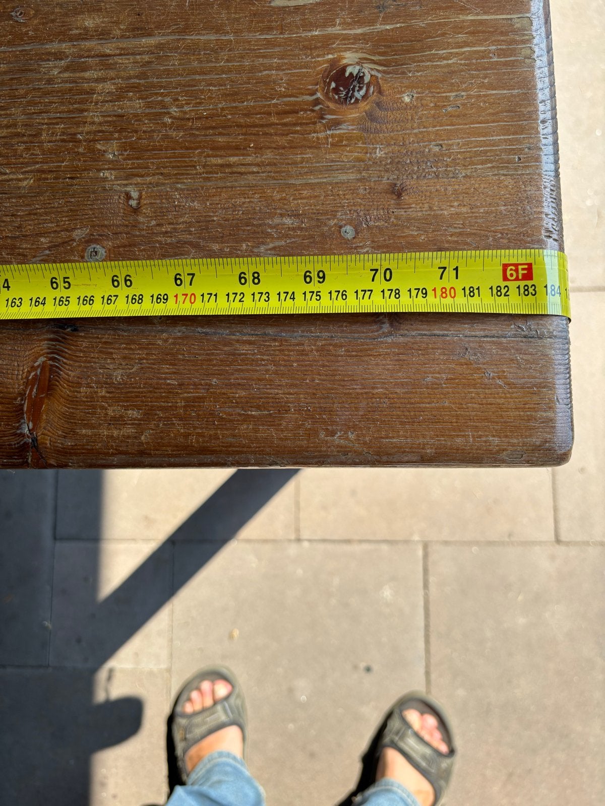 Rustieke eetkamertafel met 6 rieten stoelen, Huis en Inrichting, Tafels | Eettafels, Ophalen, Gebruikt, 50 tot 100 cm, Vijf personen of meer