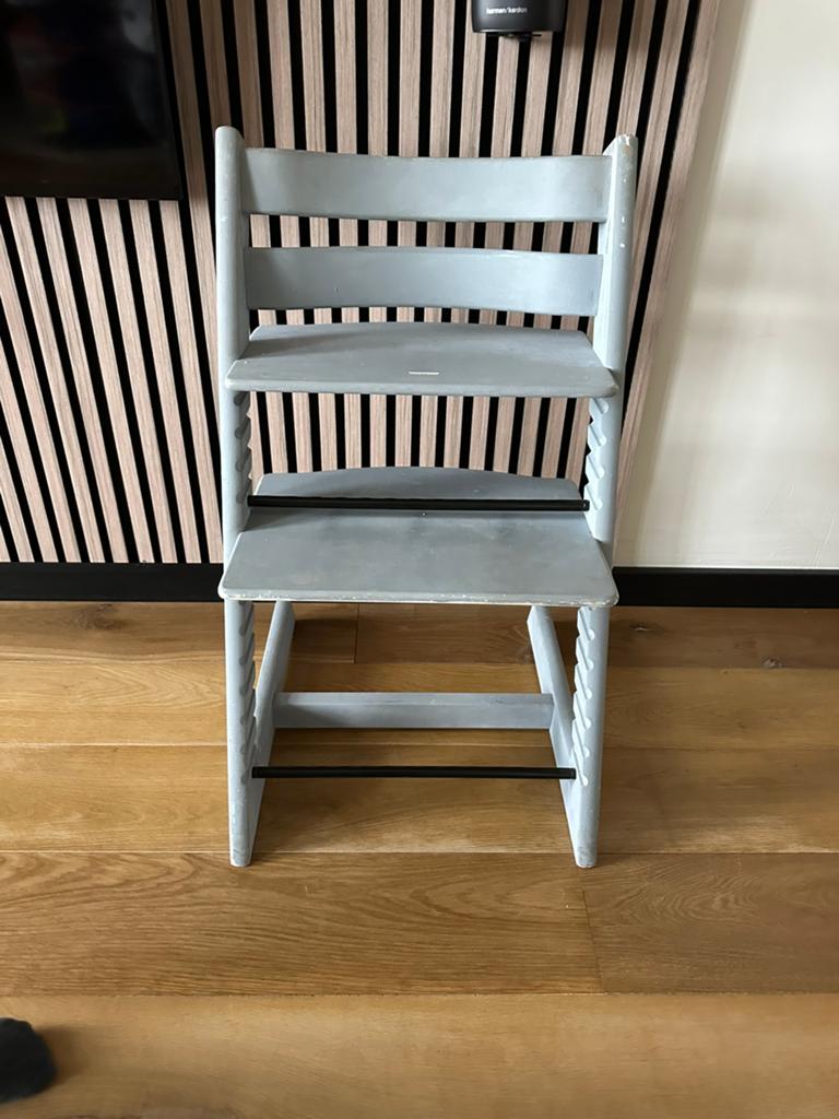 Stokke trip trap stoel, Kinderen en Baby's, Kinderstoelen, Ophalen, Zo goed als nieuw, Meegroeistoel