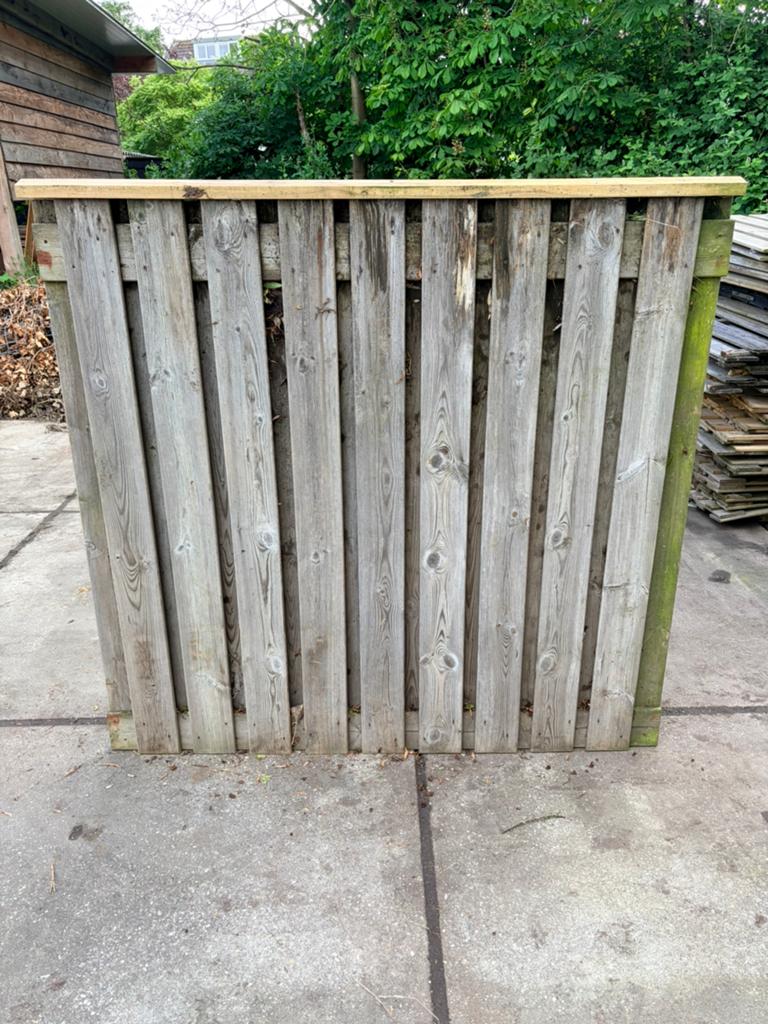 Schutting delen, Ophalen of Verzenden, Hout, Minder dan 3 meter, 1 tot 2 meter