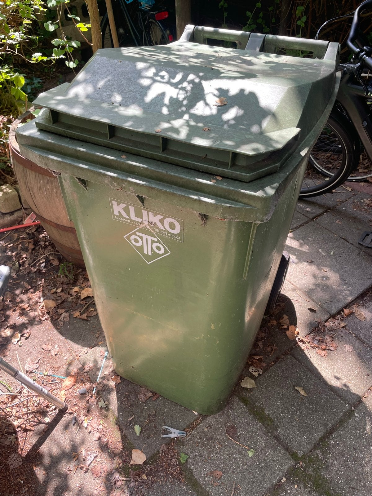 Gebruikte Kliko afvalcontainer - 240 liter, Ophalen, Kunststof, Gebruikt, 40 liter of meer
