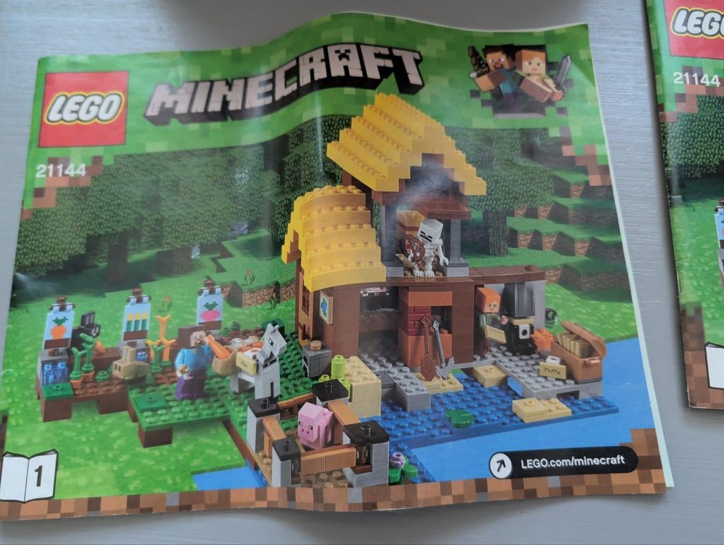 Lego minecraft huisje., Ophalen