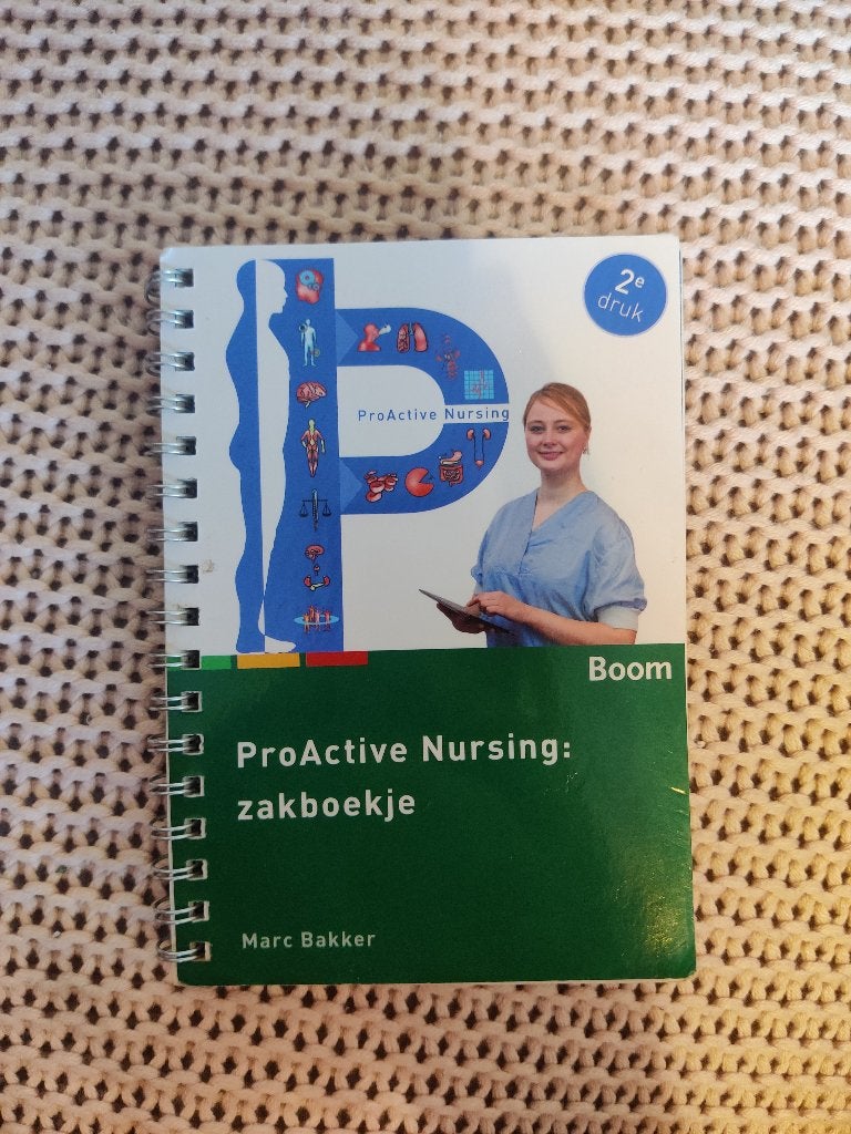 ProActive Nursing: zakboekje, Boeken, Ophalen of Verzenden, Beta, Zo goed als nieuw, HBO