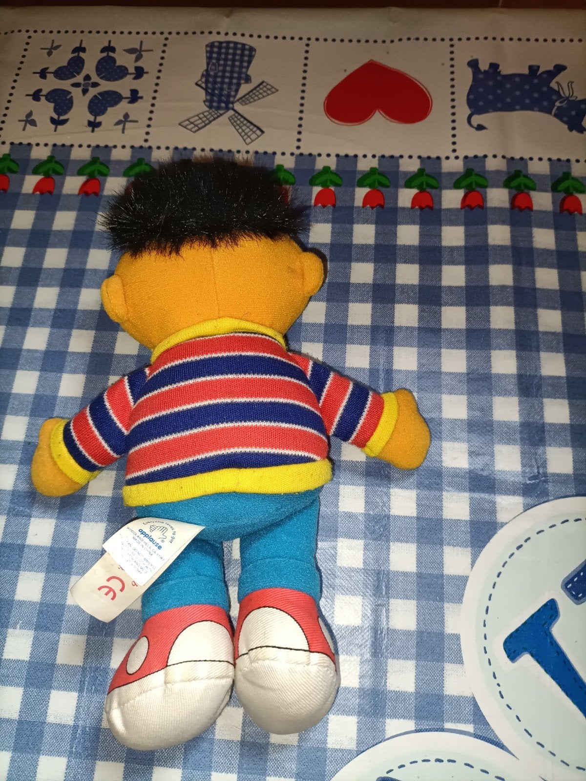Oude Ernie knuffel vintage Applause 1993 Jim Henson, Kinderen en Baby's, Speelgoed | Knuffels en Pluche, Ophalen of Verzenden