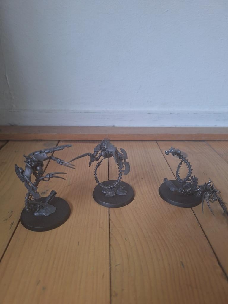 Necron Ophidian Destroyers Warhammer 40K (1 te lijmen), Gebruikt, Figuurtje(s), Ophalen of Verzenden, Warhammer 40000
