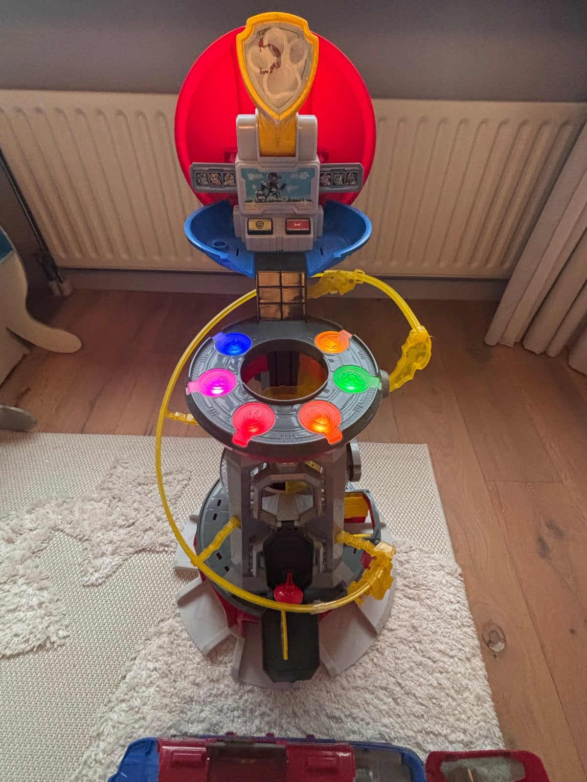 Paw Patrol Mighty Pups Uitkijktoren met Voertuig, Ophalen, Zo goed als nieuw, Jongen of Meisje